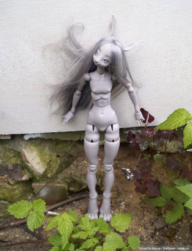 Зайка серенькая — Гибридизация кукол BJD (БЖД): пересадка головы (фото 5)