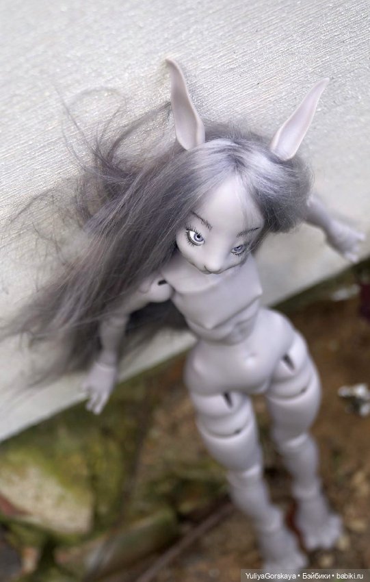 Зайка серенькая — Гибридизация кукол BJD (БЖД): пересадка головы (фото 3)