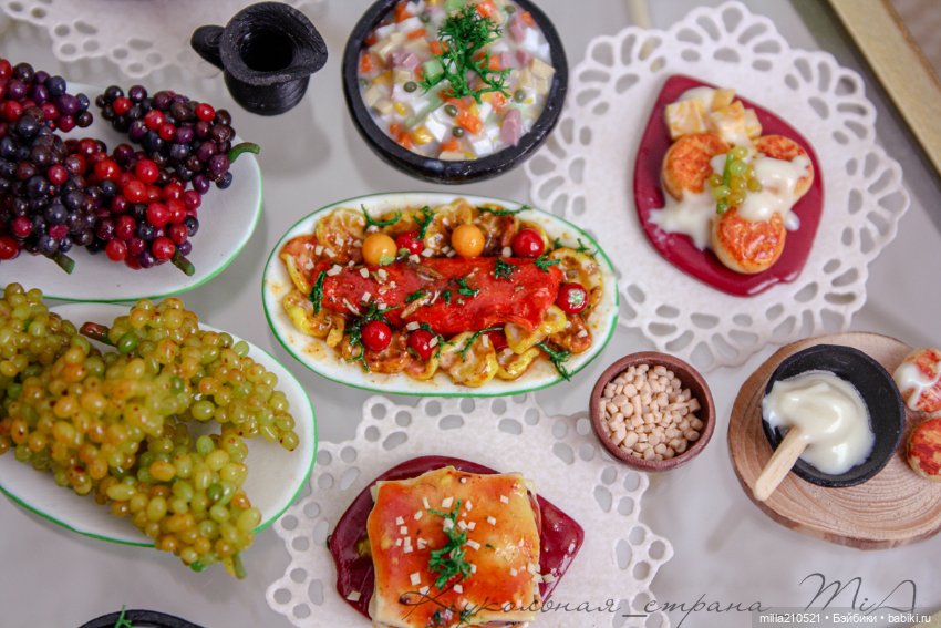 Приятного аппетита — Кукольная миниатюра своими руками: еда