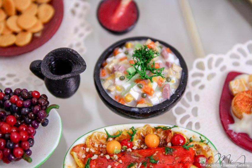 Приятного аппетита — Кукольная миниатюра своими руками: еда