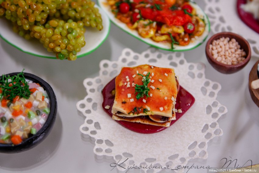 Приятного аппетита — Кукольная миниатюра своими руками: еда