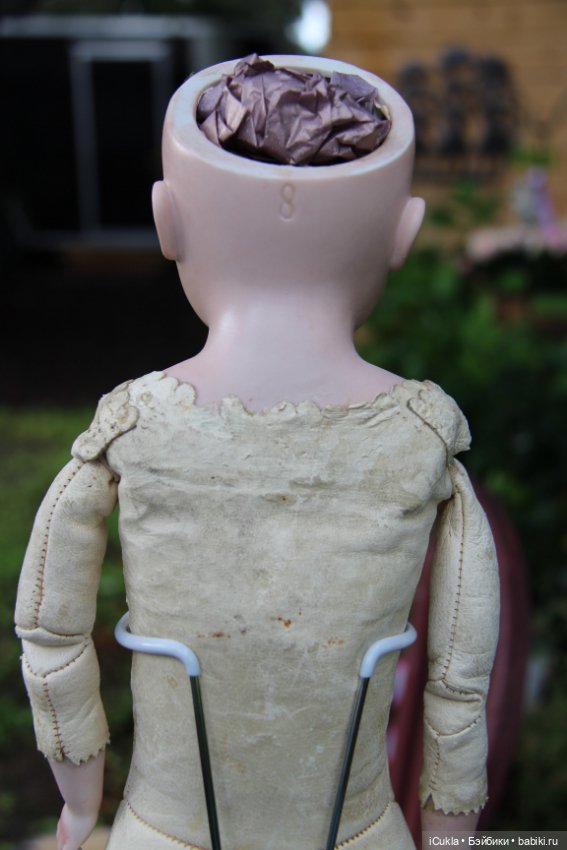 Девочка Кестнер 20" маркированная 8,на кожаном теле (фото 7)