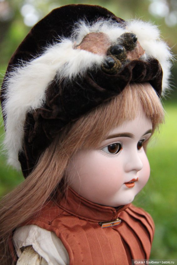 Девочка Кестнер 20" маркированная 8,на кожаном теле