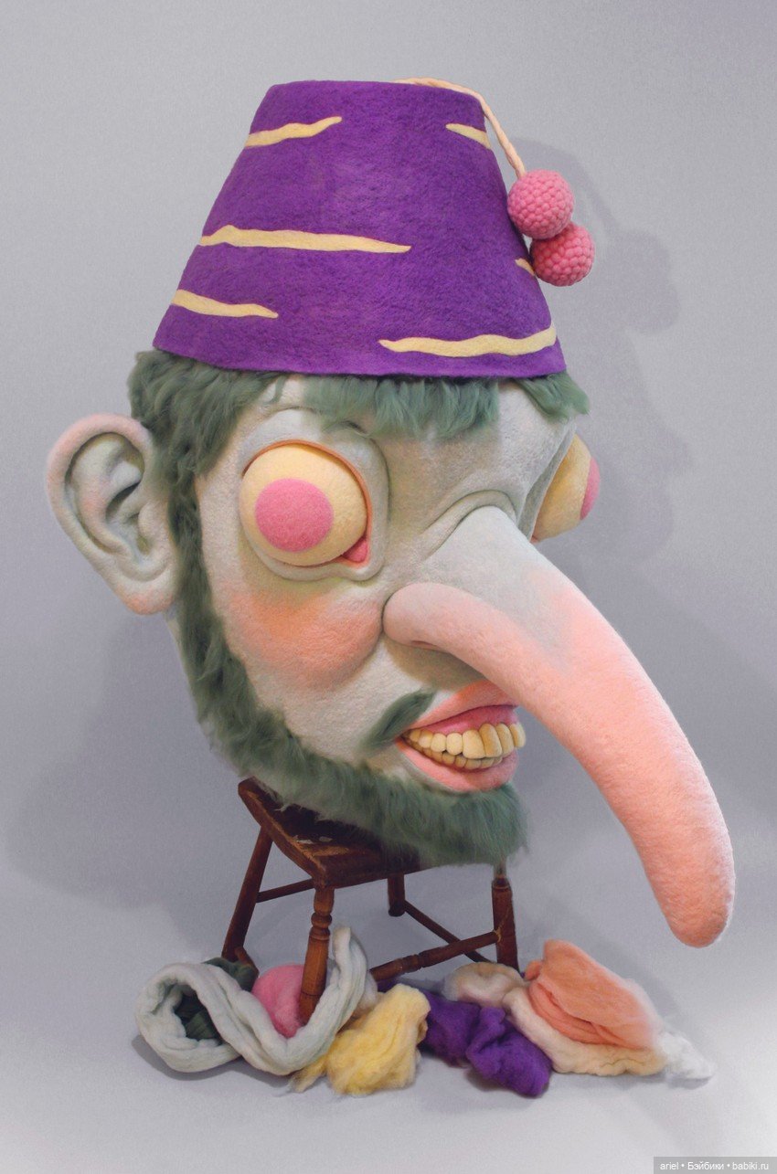 Скульптура в технике сухого валяния от Paolo Del Toro (фото 9)