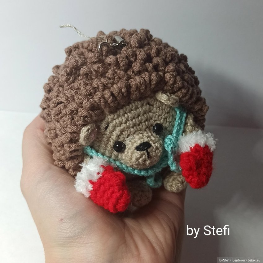 Ежуня — Вязаные игрушки и амигуруми: крючком (фото 6)