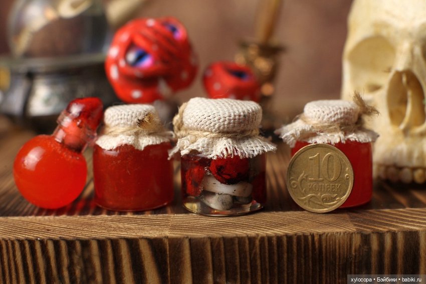 Необычные бутылочки — Кукольная миниатюра своими руками: еда (фото 2)