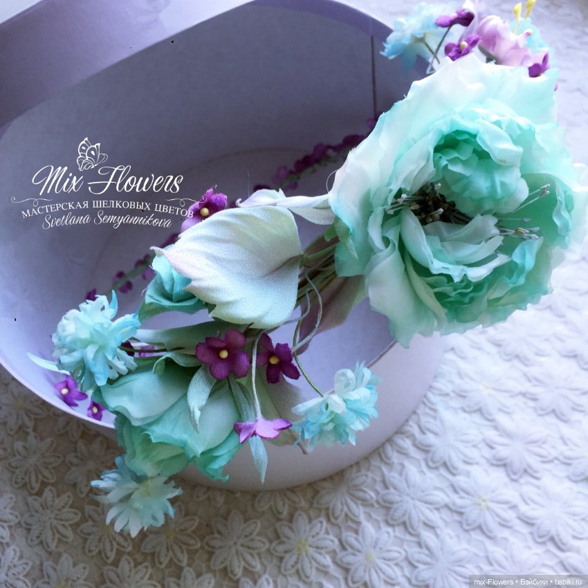 Цветочные аксессуары для Антикварных кукол