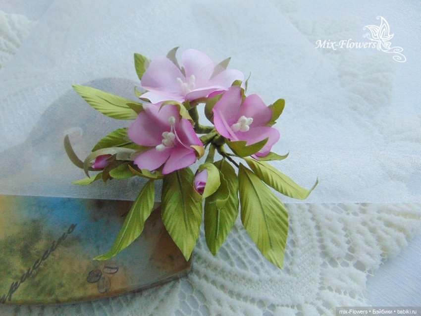 Цветочные аксессуары для Антикварных кукол (фото 4)