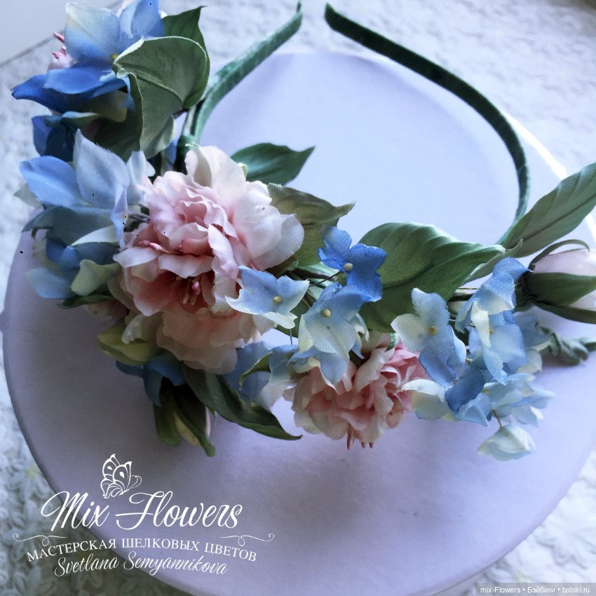 Цветочные аксессуары для Антикварных кукол