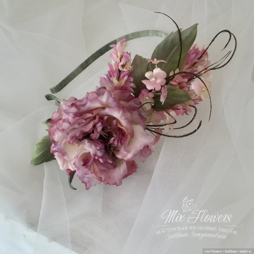 Цветочные аксессуары для Антикварных кукол