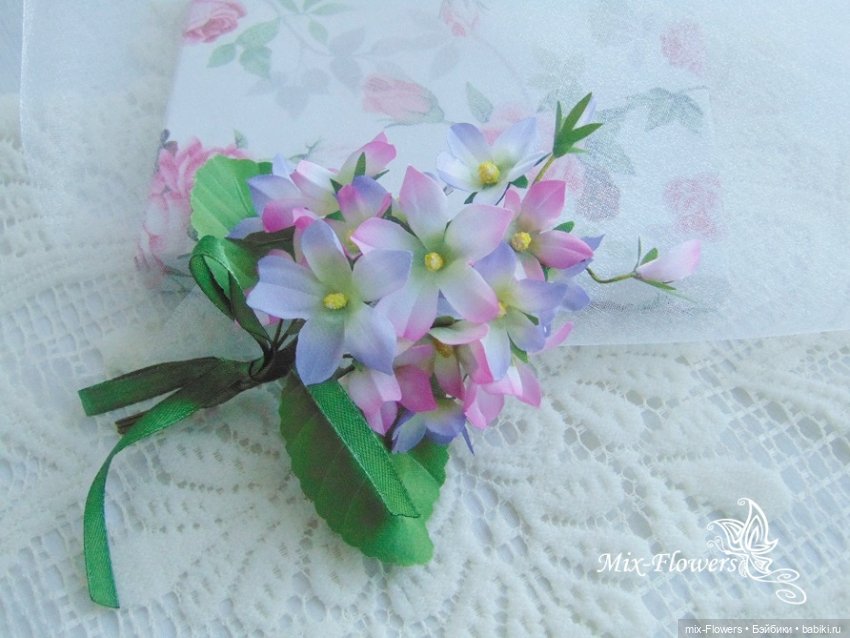 Цветочные аксессуары для Антикварных кукол (фото 2)