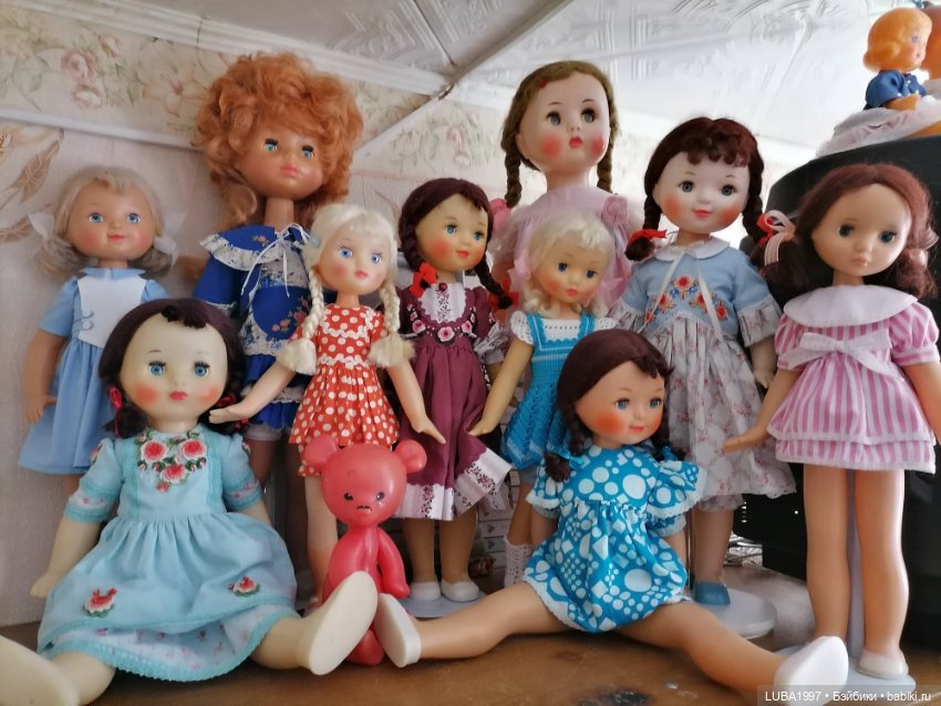 Моя часть коллекции советских кукол