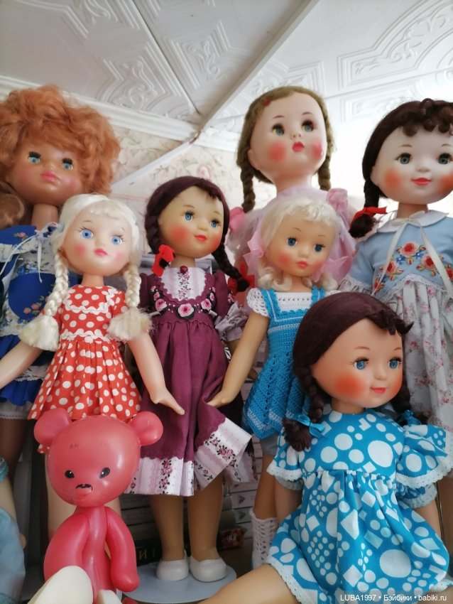 Моя часть коллекции советских кукол