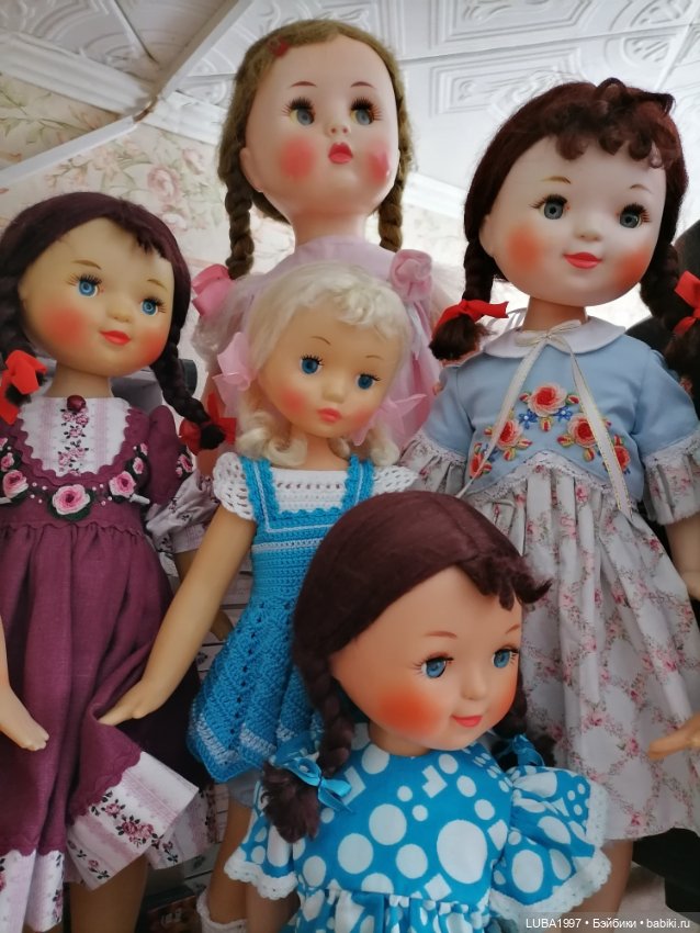 Моя часть коллекции советских кукол