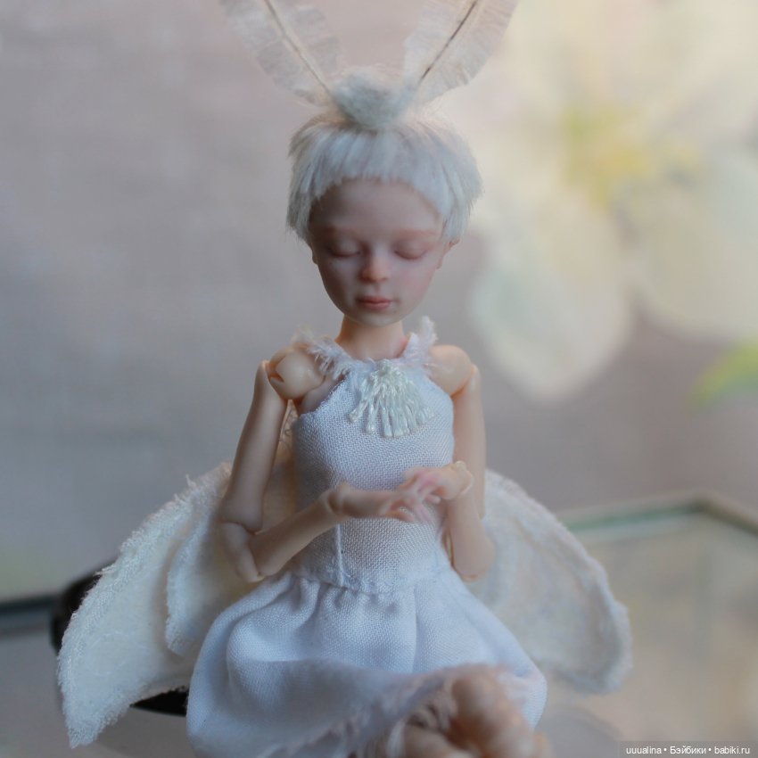 ООАК моего авторства Мотылек БЖД 1/12 (Сахарок Натальи Петровой)