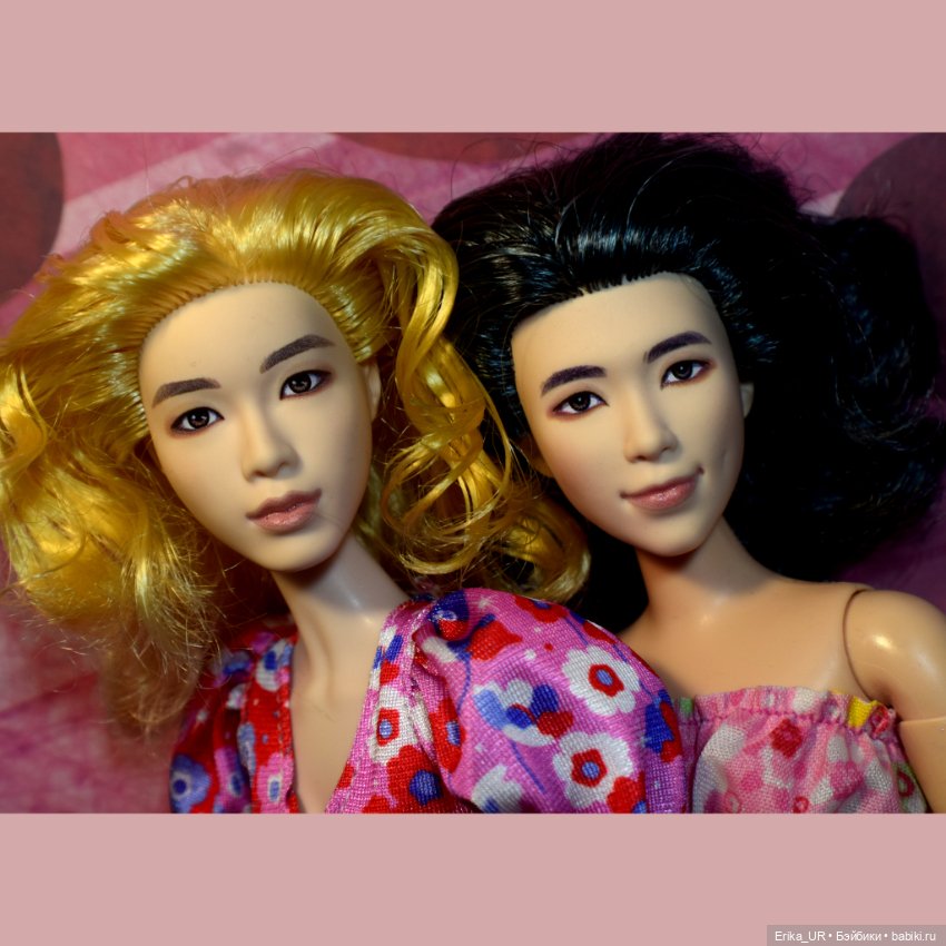 Перепись КуклоНаселения. 2 hybrid doll, head BTS Mattel