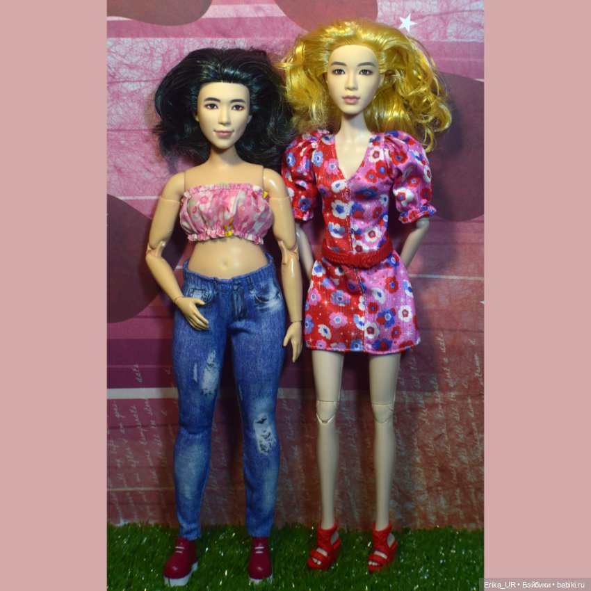 Перепись КуклоНаселения. 2 hybrid doll, head BTS Mattel