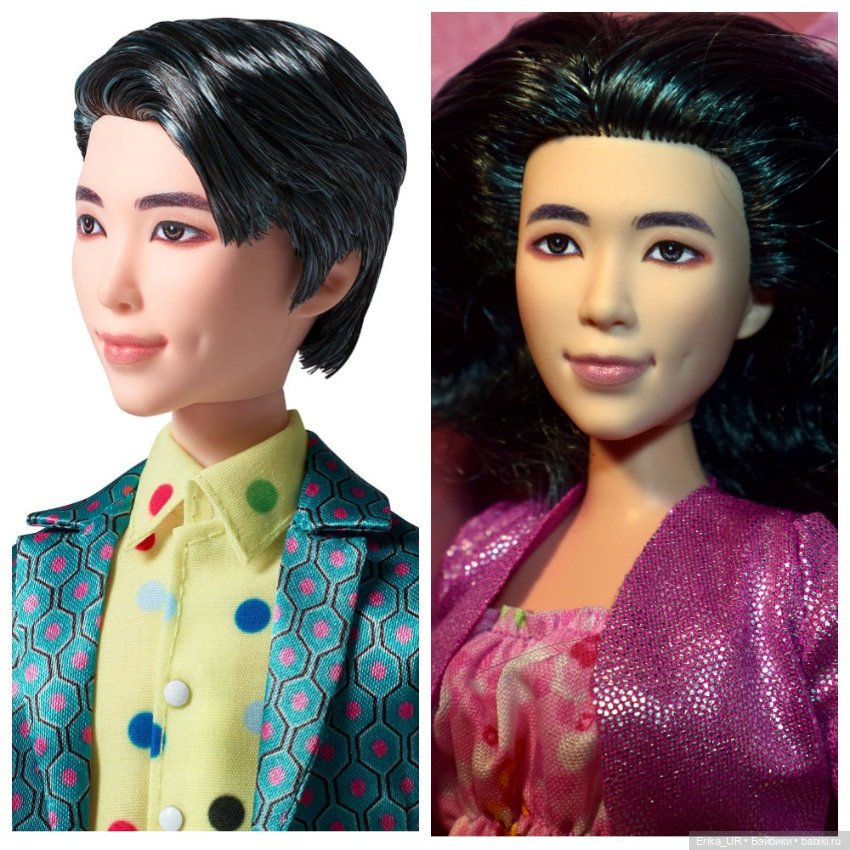Перепись КуклоНаселения. 2 hybrid doll, head BTS Mattel