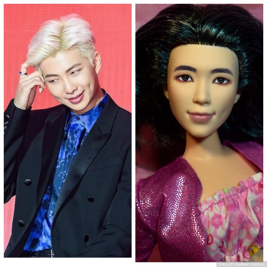 Перепись КуклоНаселения. 2 hybrid doll, head BTS Mattel