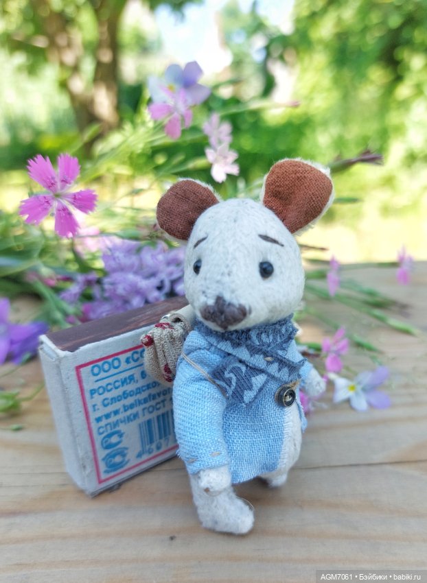 Мини мишка в коробке — Авторские мишки Тедди и друзья: фото (фото 3)