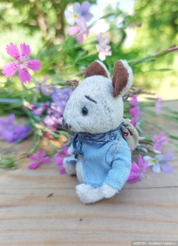 Мини мишка в коробке — Авторские мишки Тедди и друзья: фото (фото 5)