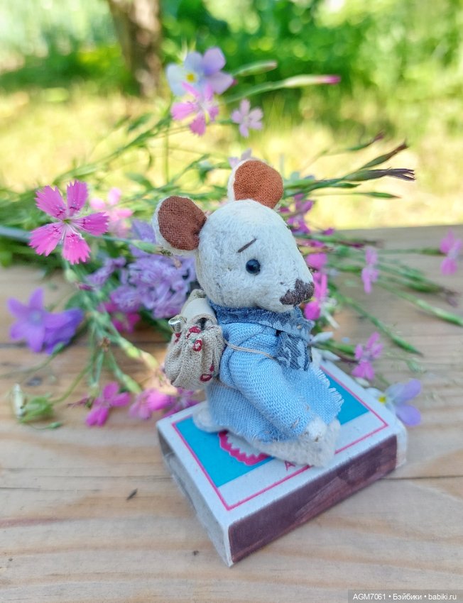 Мини мишка в коробке — Авторские мишки Тедди и друзья: фото (фото 4)