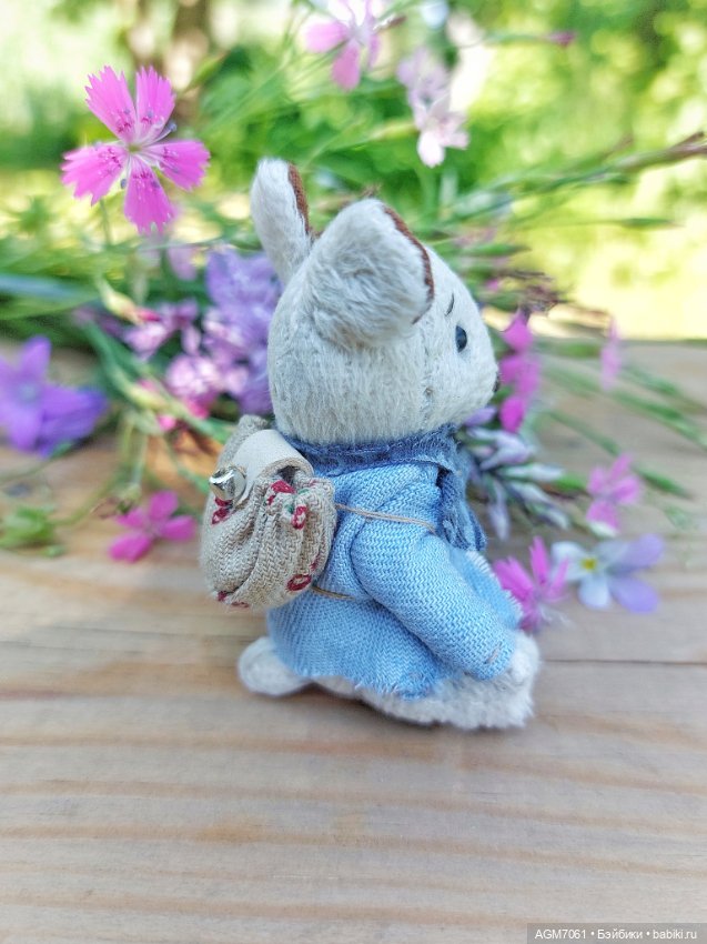 Мини мишка в коробке — Авторские мишки Тедди и друзья: фото