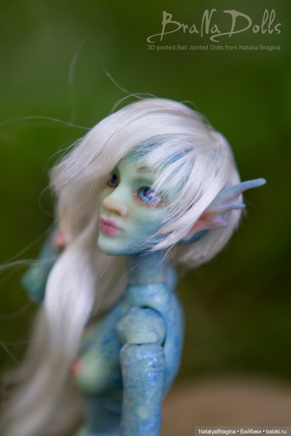 Русалка 17см — Авторские шарнирные куклы своими руками: лепка