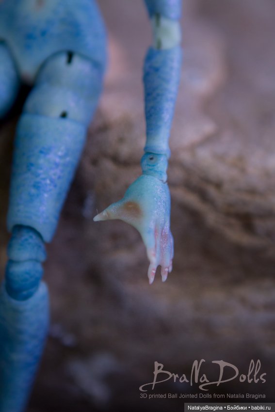 Русалка 17см — Авторские шарнирные куклы своими руками: лепка
