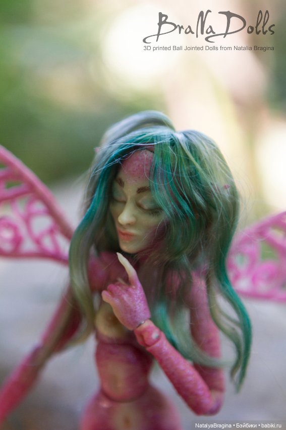 Фея. Авторская шарнирная кукла. Рост 17см