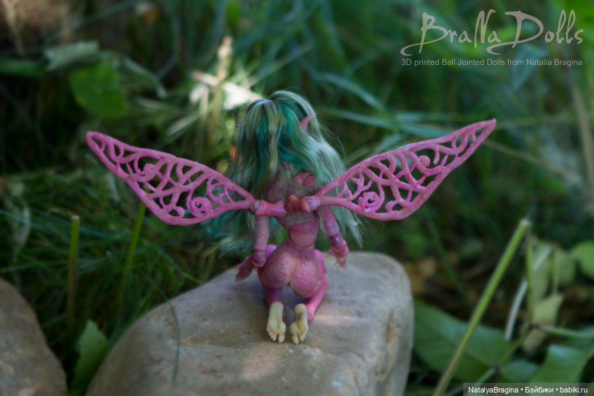 Фея. Авторская шарнирная кукла. Рост 17см