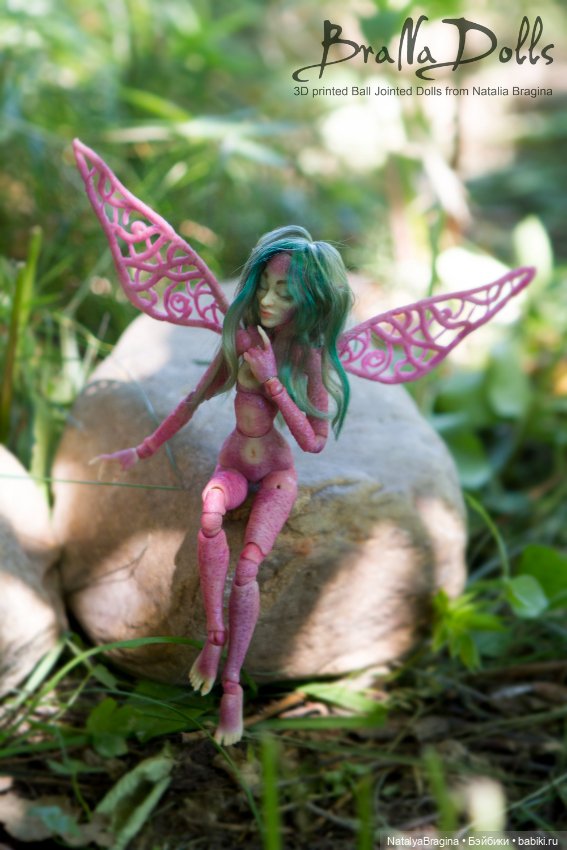 Фея. Авторская шарнирная кукла. Рост 17см