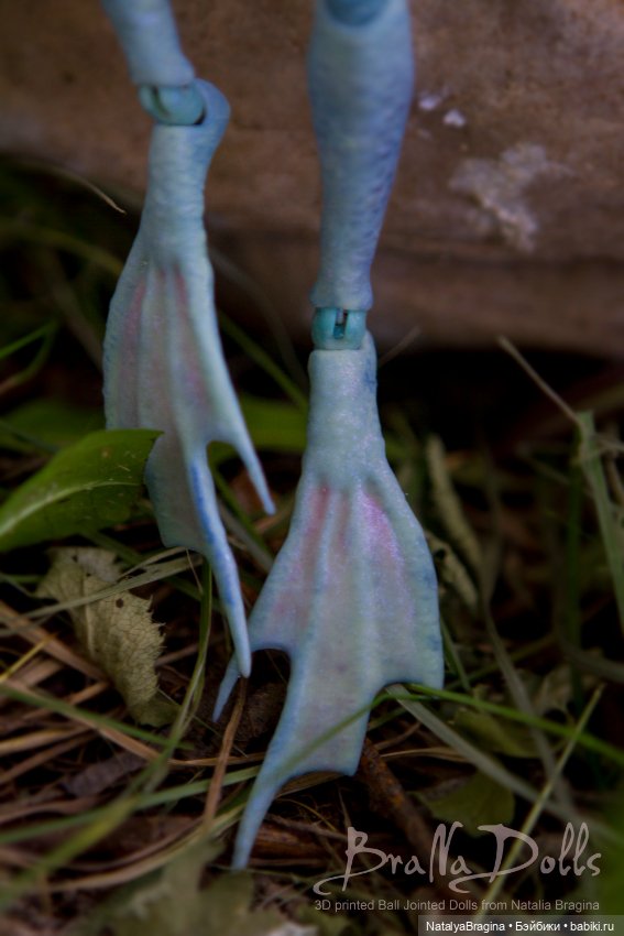 Русалка 17см — Авторские шарнирные куклы своими руками: лепка