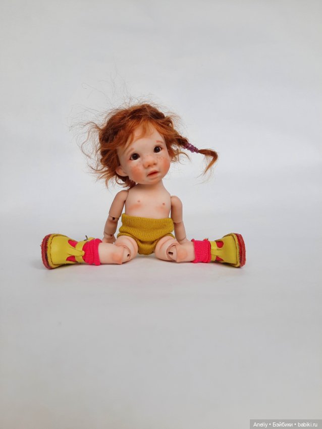 Новая малышка подробнее — Авторские шарнирные куклы своими руками: лепка (фото 7)