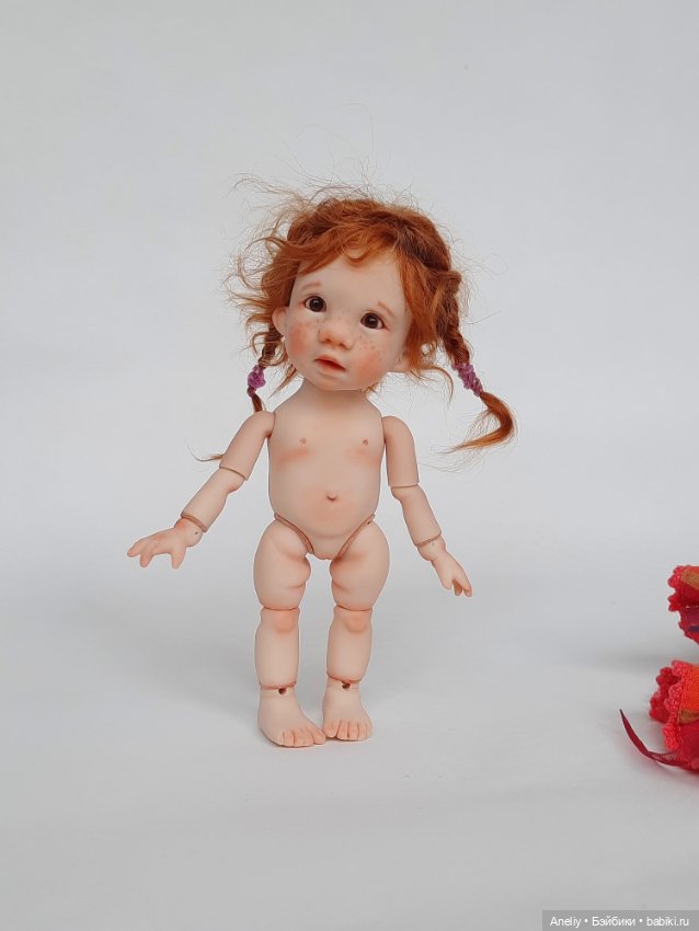 Новая малышка подробнее — Авторские шарнирные куклы своими руками: лепка (фото 5)