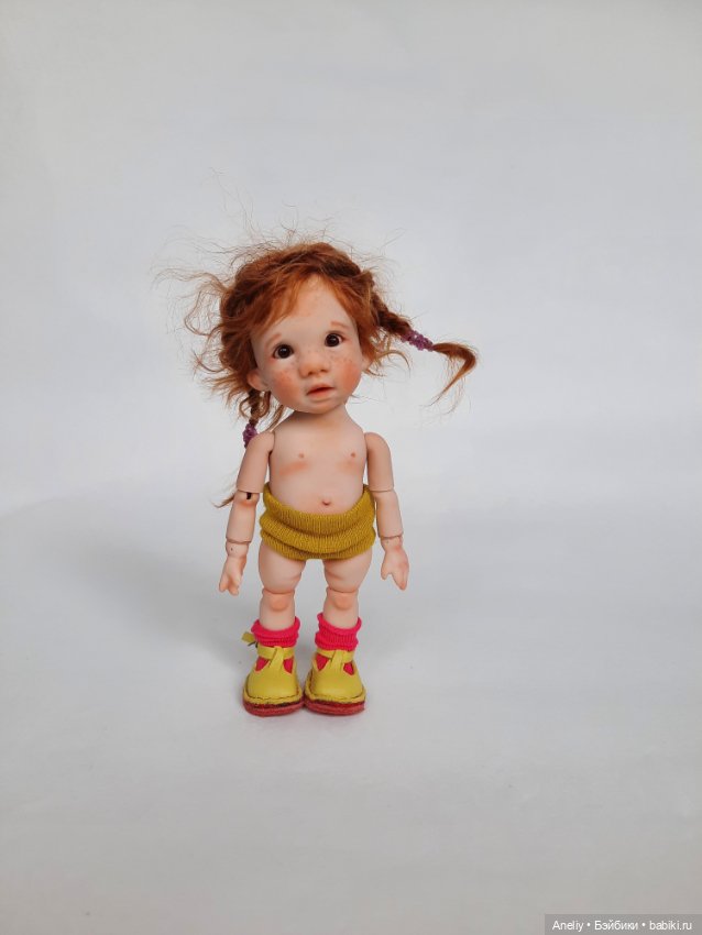 Новая малышка подробнее — Авторские шарнирные куклы своими руками: лепка (фото 6)