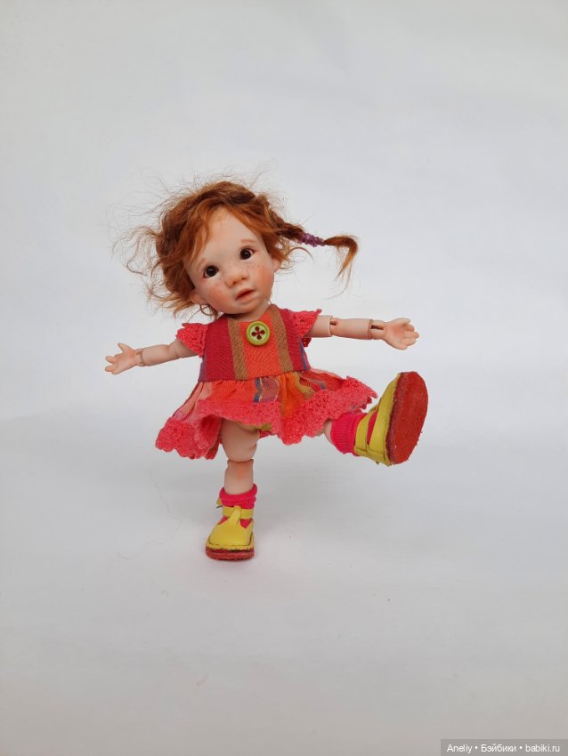 Новая малышка подробнее — Авторские шарнирные куклы своими руками: лепка (фото 8)