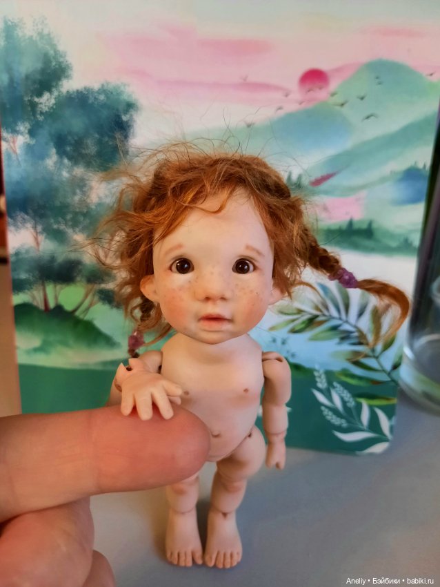 Новая малышка подробнее — Авторские шарнирные куклы своими руками: лепка
