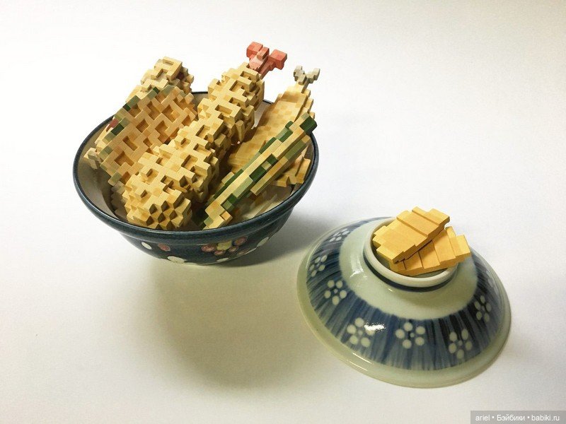 Пиксельная керамика от японского художника Тошии Масуды (Toshiya Masuda) (фото 7)