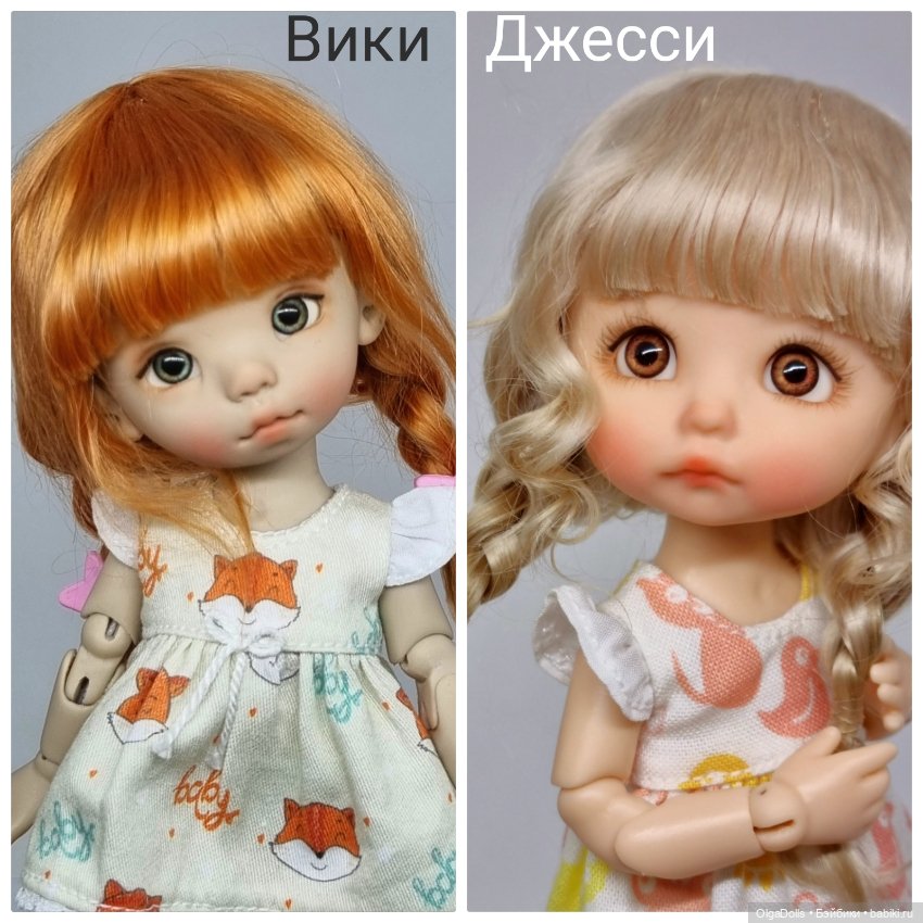 Предзаказ Джесси и Вики — Авторские шарнирные куклы своими руками: лепка