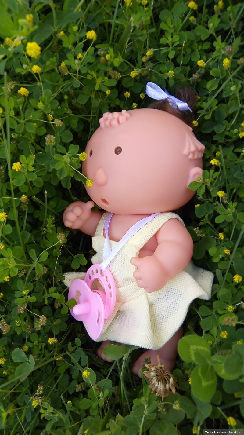 Пара пупсов и полевые цветы