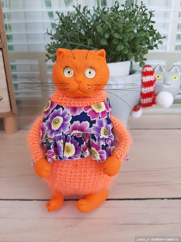 Без кота жизнь не та — Вязаные игрушки и амигуруми: крючком (фото 6)