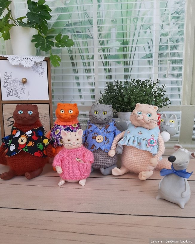 Без кота жизнь не та — Вязаные игрушки и амигуруми: крючком (фото 4)