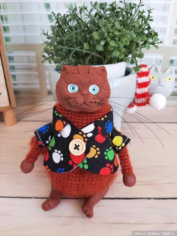 Без кота жизнь не та — Вязаные игрушки и амигуруми: крючком (фото 7)