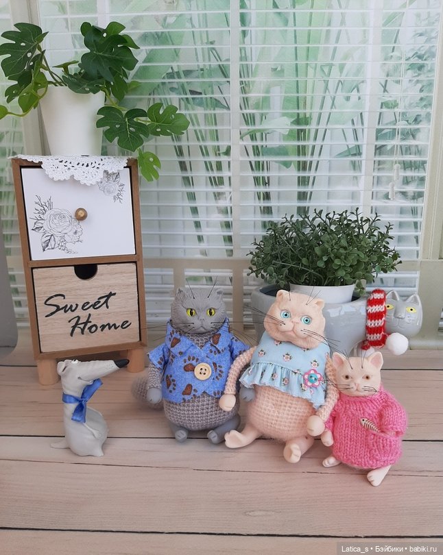 Без кота жизнь не та — Вязаные игрушки и амигуруми: крючком (фото 3)