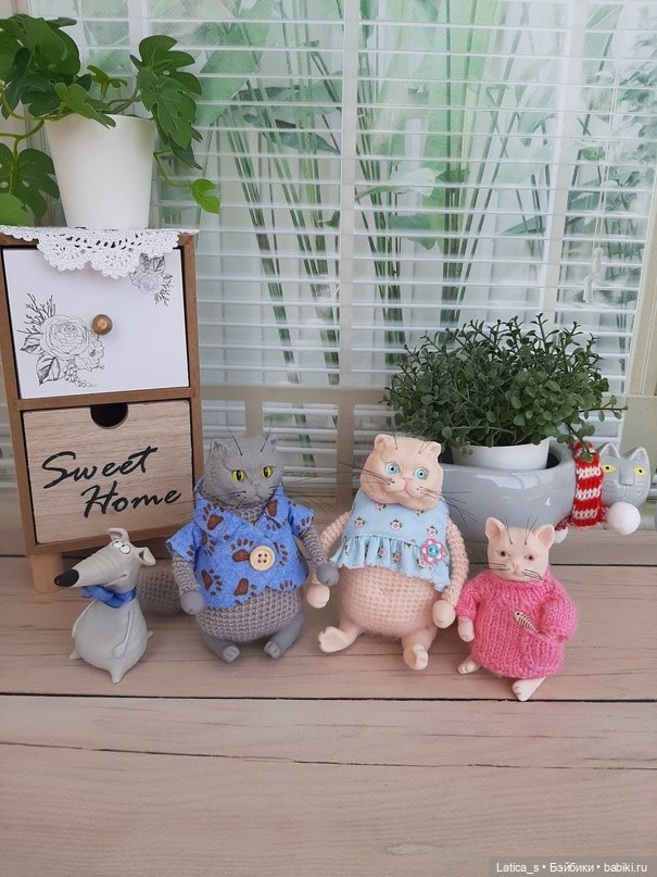 Без кота жизнь не та — Вязаные игрушки и амигуруми: крючком (фото 2)