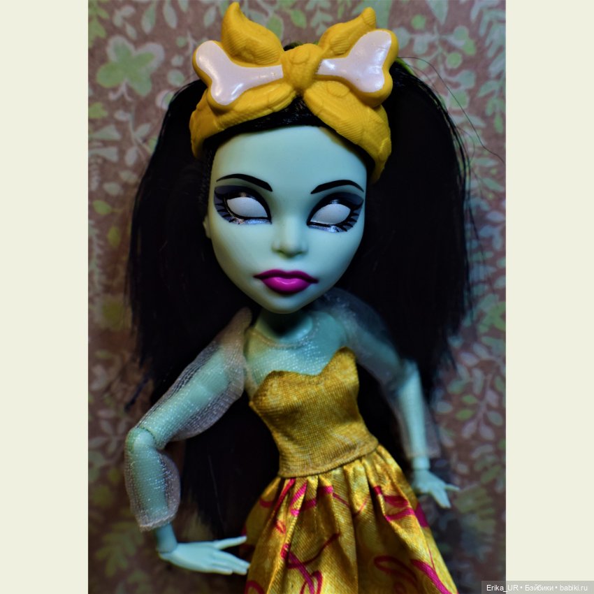Перепись КуклоНаселения Зеленая и розовая Monster High, Mattel (фото 2)