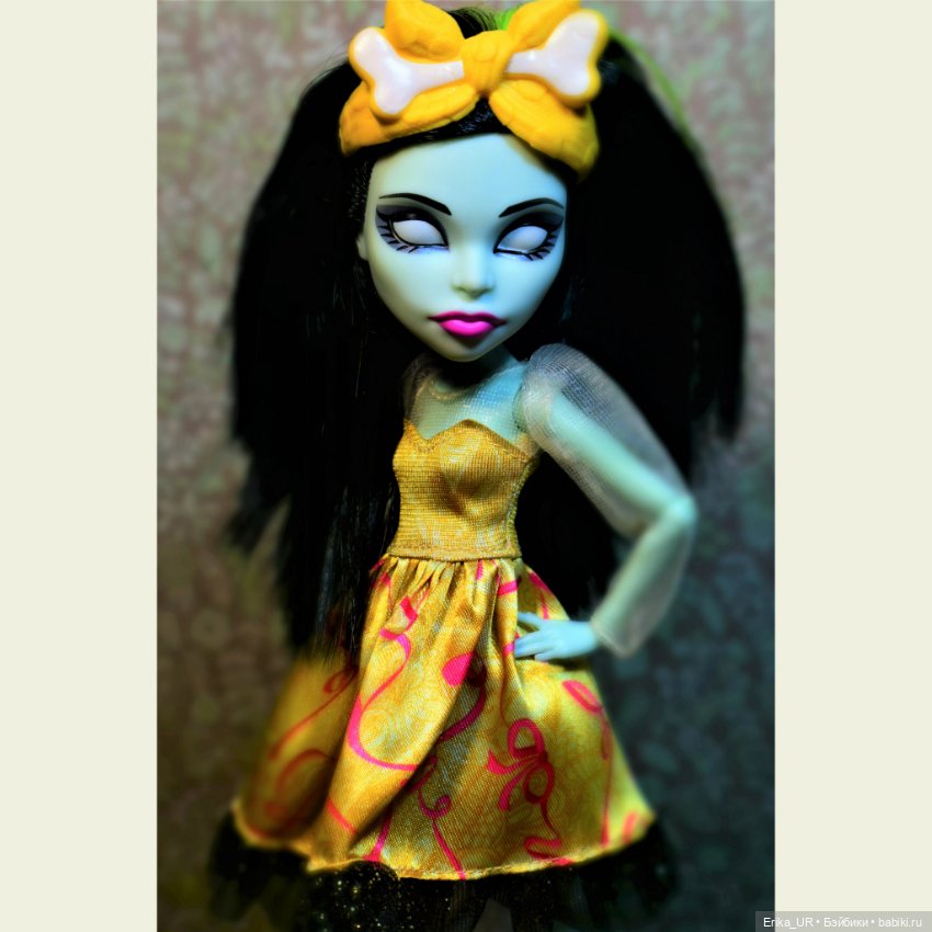 Перепись КуклоНаселения Зеленая и розовая Monster High, Mattel (фото 3)
