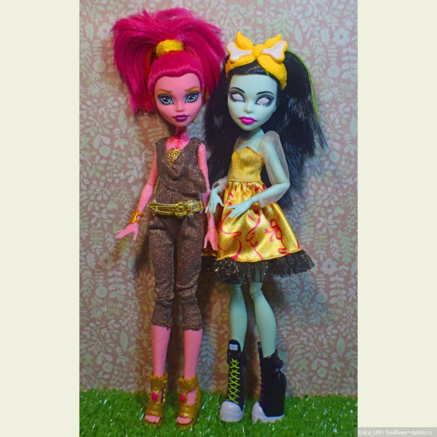 Перепись КуклоНаселения Зеленая и розовая Monster High, Mattel