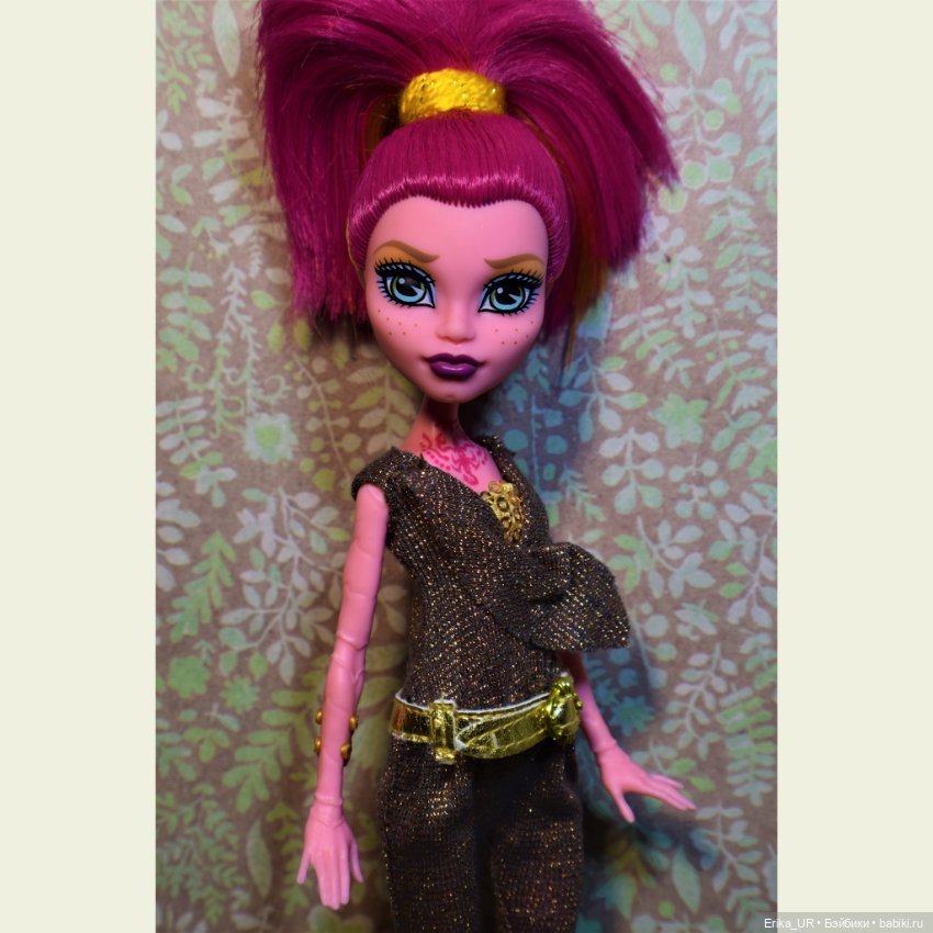 Перепись КуклоНаселения Зеленая и розовая Monster High, Mattel (фото 6)